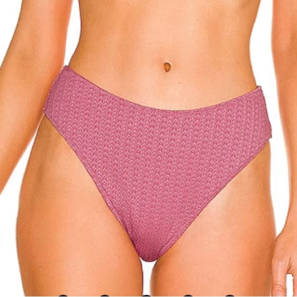 Tularosa Chandre High Waisted Bottoms in Rose Pink